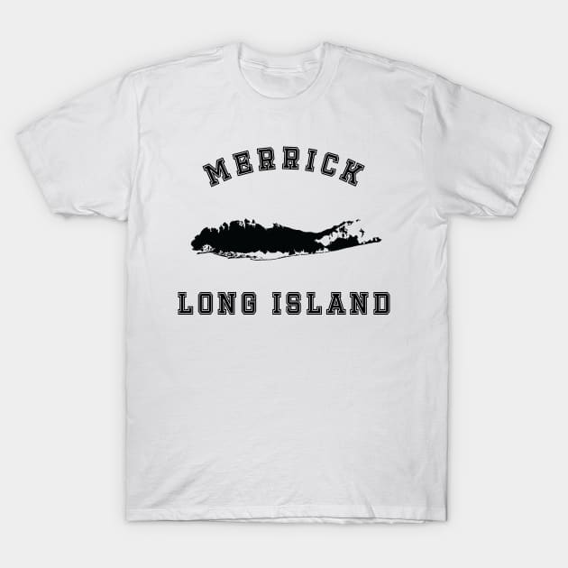 Merrick Long Island (Light Colors) T-Shirt by Proud Town Tees